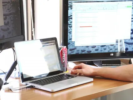 Notebook no escritório