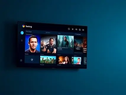 Televisão com interface de streaming aberta